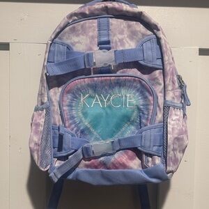 Pottery Barn Kids Blue and Purple Tie-Dye Backpack